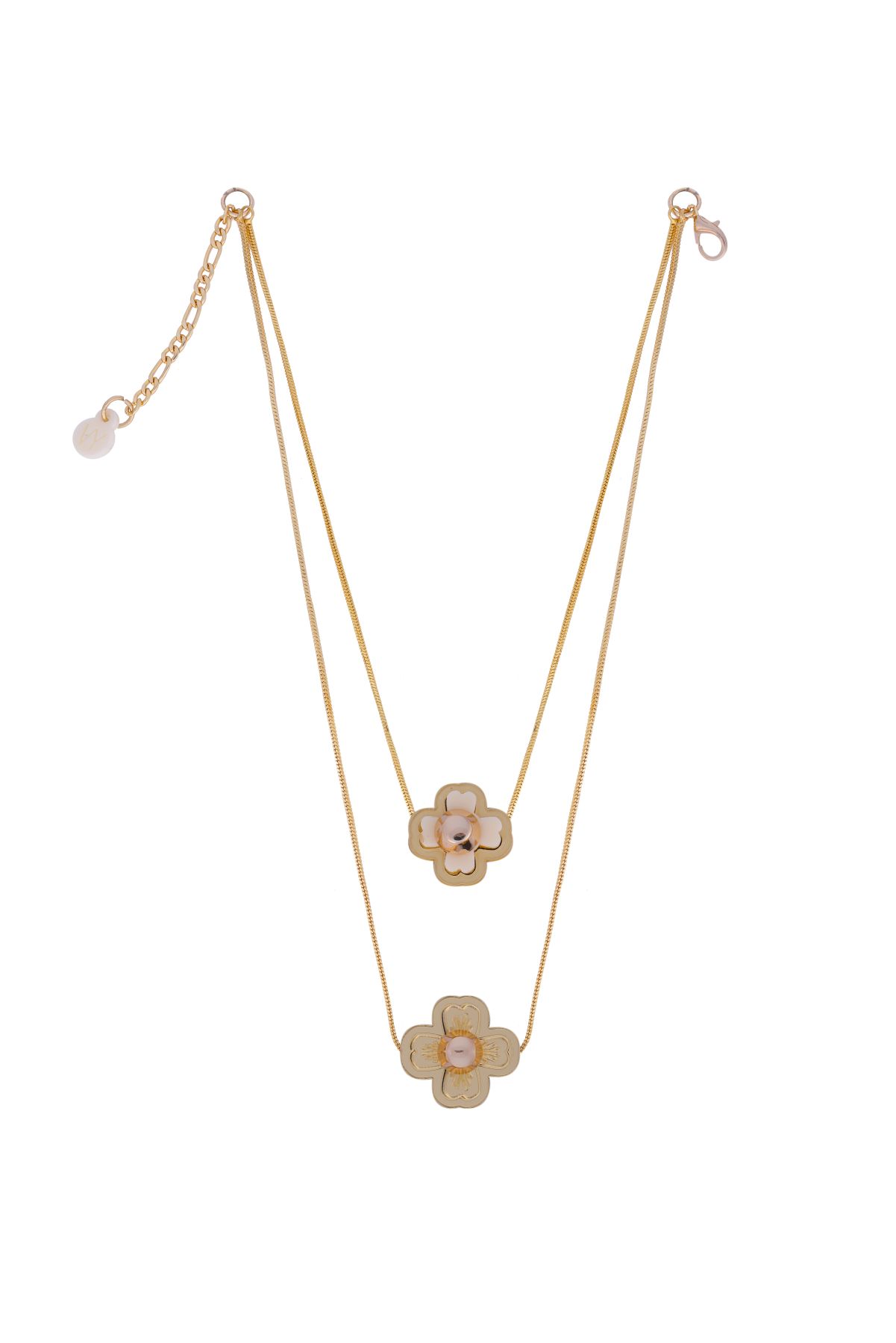 Oyster Necklace choker pendants ( set of 2 )